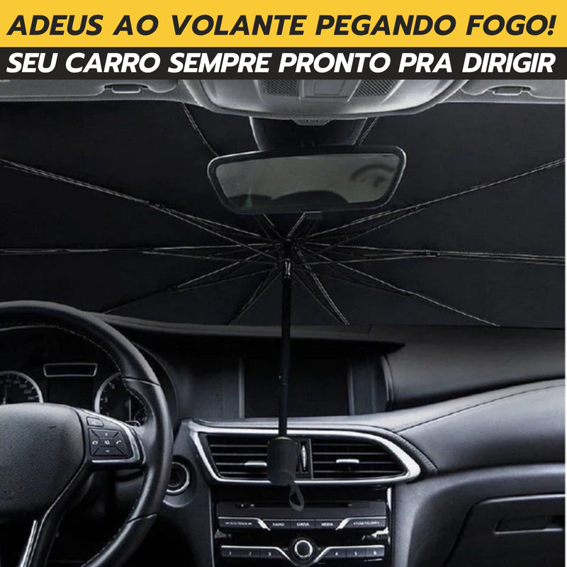 🔥 SUPER PROMOÇÃO: TAPA-SOL RETRÁTIL PARA CARRO + BRINDE EXCLUSIVO!