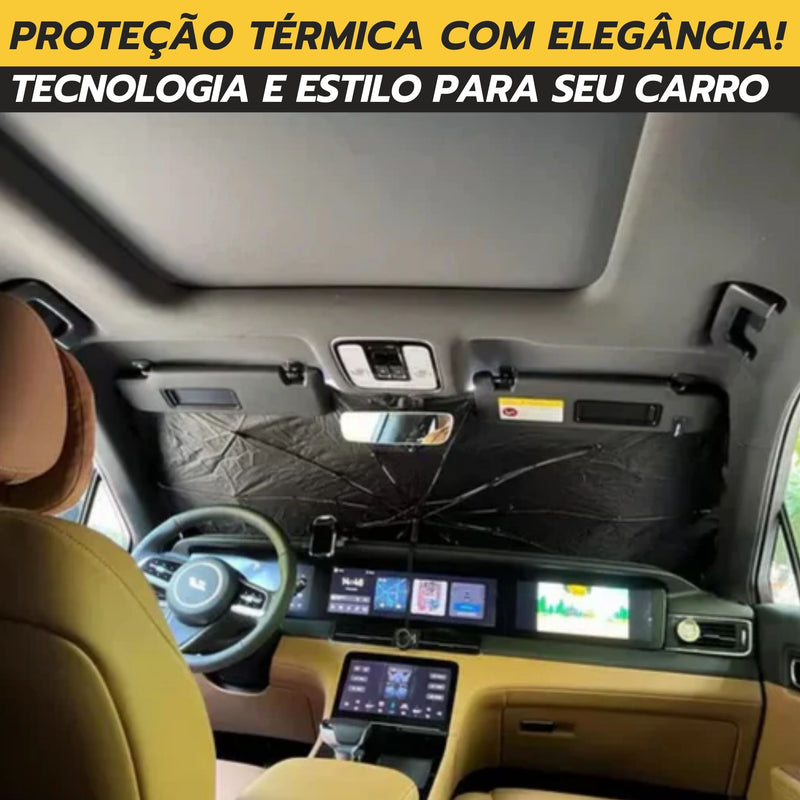 🔥 SUPER PROMOÇÃO: TAPA-SOL RETRÁTIL PARA CARRO + BRINDE EXCLUSIVO!