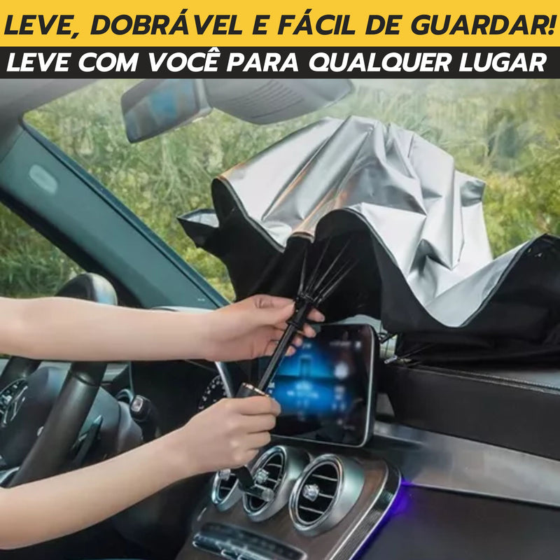 🔥 SUPER PROMOÇÃO: TAPA-SOL RETRÁTIL PARA CARRO + BRINDE EXCLUSIVO!